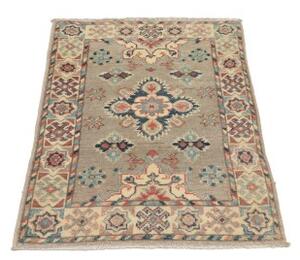 Tappeto Kazak Stilizzato Beige Blu 63x91 Cm