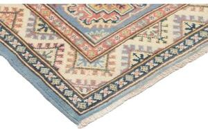 Tappeto Kazak Stilizzato Azzurro Beige 61x89 Cm