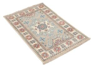 Tappeto Kazak Stilizzato Beige Azzurro 57x89 Cm
