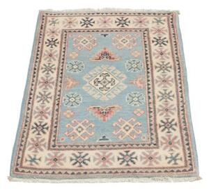 Tappeto Kazak Stilizzato Azzurro Avorio 61x94 Cm