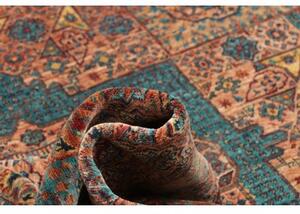 Tappeto Kairo Stilizzato Blu Petrolio Mattone 175x237 Cm