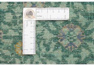 Tappeto Kairo Stilizzato Verde Petrolio Ocra 201x308 Cm