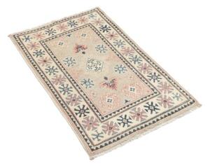 Tappeto Kazak Stilizzato Avorio Blu 60x98 Cm