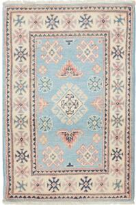 Tappeto Kazak Stilizzato Azzurro Avorio 61x94 Cm