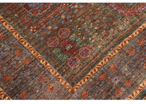 Tappeto Kairo Medaglione Marrone Blu 175x236 Cm