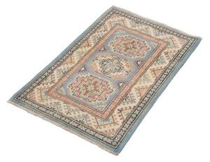 Tappeto Kazak Stilizzato Azzurro Beige 61x89 Cm