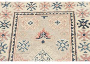 Tappeto Kazak Stilizzato Avorio Blu 60x98 Cm
