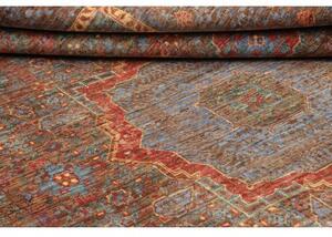 Tappeto Kairo Medaglione Marrone Blu 175x236 Cm