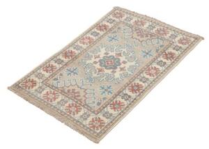Tappeto Kazak Stilizzato Beige Azzurro 57x89 Cm