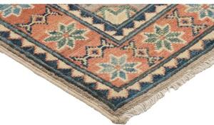 Tappeto Kazak Geometrico Arancione Blu 62x94 Cm