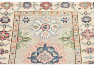 Tappeto Kazak Stilizzato Avorio Blu 61x90 Cm