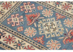 Tappeto Kazak Stilizzato Blu Avorio 61x89 Cm