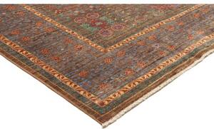 Tappeto Kairo Medaglione Marrone Blu 175x236 Cm