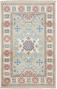 Tappeto Kazak Stilizzato Beige Azzurro 57x89 Cm