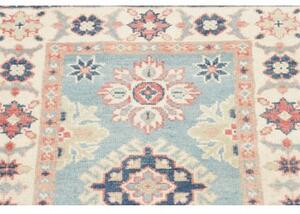 Tappeto Kazak Stilizzato Azzurro Avorio 61x93 Cm