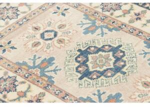 Tappeto Kazak Stilizzato Avorio Blu 60x85 Cm