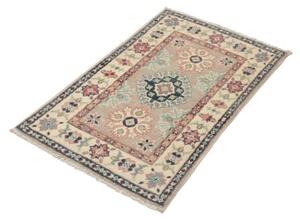 Tappeto Kazak Stilizzato Avorio Blu 58x90 Cm