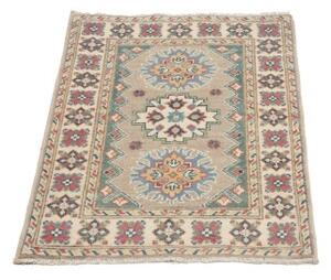 Tappeto Kazak Stilizzato Beige Blu 62x94 Cm