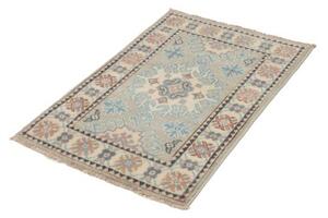 Tappeto Kazak Stilizzato Grigio Chiaro Beige 61x90 Cm