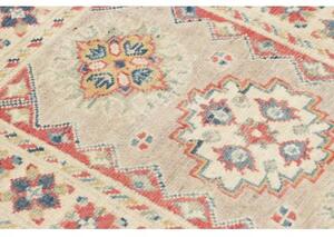 Tappeto Kazak Stilizzato Beige Rosso 61x96 Cm