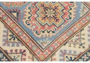 Tappeto Kazak Stilizzato Azzurro Beige 61x89 Cm