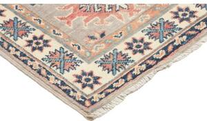 Tappeto Kazak Geometrico Grigio Avorio 60x96 Cm