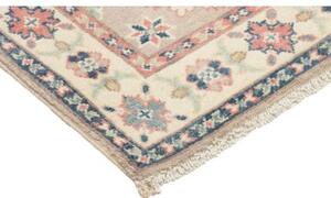 Tappeto Kazak Stilizzato Avorio Blu 58x90 Cm