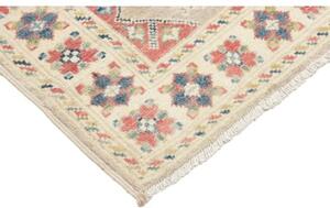 Tappeto Kazak Stilizzato Beige Rosso 61x96 Cm