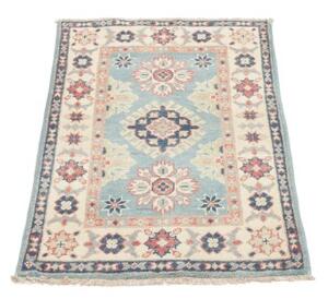 Tappeto Kazak Stilizzato Azzurro Avorio 61x93 Cm