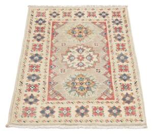 Tappeto Kazak Stilizzato Beige Rosso 61x96 Cm