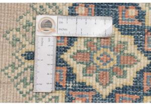 Tappeto Kazak Stilizzato Avorio Blu 60x85 Cm