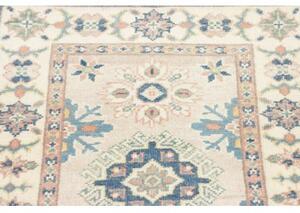 Tappeto Kazak Stilizzato Avorio Blu 60x85 Cm