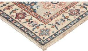 Tappeto Kazak Stilizzato Avorio Blu 61x85 Cm