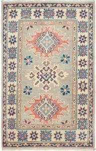 Tappeto Kazak Geometrico Grigio Avorio 60x96 Cm