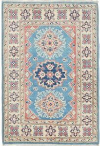 Tappeto Kazak Stilizzato Celeste Beige 62x90 Cm