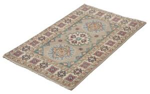 Tappeto Kazak Stilizzato Beige Blu 62x94 Cm