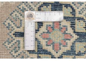 Tappeto Kazak Stilizzato Avorio Blu 58x90 Cm