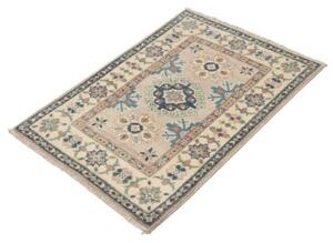 Tappeto Kazak Stilizzato Avorio Blu 60x85 Cm