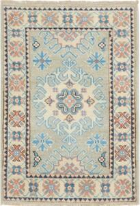 Tappeto Kazak Stilizzato Grigio Chiaro Beige 61x90 Cm