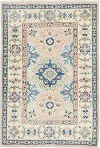 Tappeto Kazak Stilizzato Avorio Blu 60x85 Cm