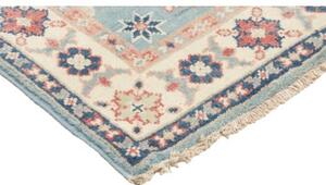 Tappeto Kazak Stilizzato Azzurro Avorio 61x93 Cm