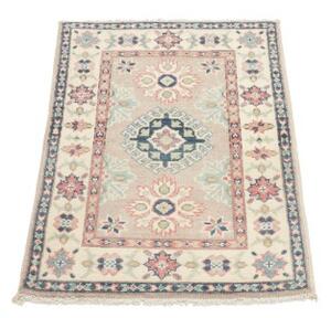 Tappeto Kazak Stilizzato Avorio Blu 58x90 Cm