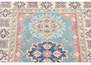 Tappeto Kazak Stilizzato Celeste Beige 62x90 Cm
