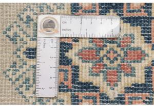 Tappeto Kazak Stilizzato Avorio Blu 61x85 Cm