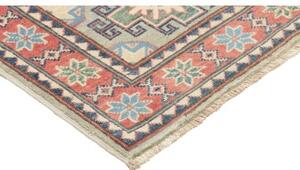 Tappeto Kazak Stilizzato Verde Salvia Rosso 61x89 Cm