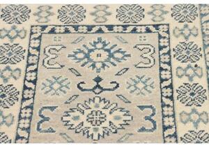 Tappeto Kazak Stilizzato Avorio Blu 66x93 Cm