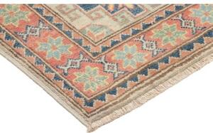 Tappeto Kazak Stilizzato Beige Rosso Corallo 57x87 Cm