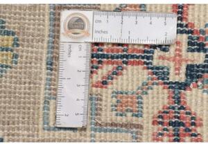 Tappeto Kazak Stilizzato Beige Azzurro 61x91 Cm