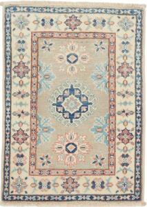 Tappeto Kazak Stilizzato Beige Blu 62x86 Cm