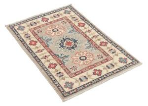Tappeto Kazak Stilizzato Beige Blu 62x90 Cm